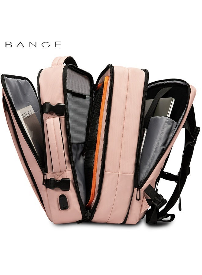 بانجي حقيبة ظهر Bange 1908 للكمبيوتر المحمول مقاس 15.6 أو 16 بوصة، قابلة للتوسيع، بسعة 35 لتر للسفر - Image 3